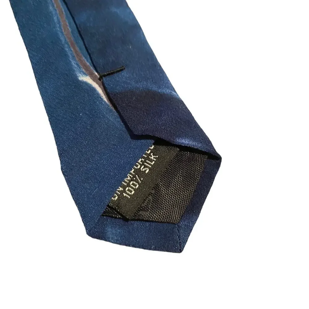 Robert Daskai Hand Painted tie 100% Silk Made in the USA